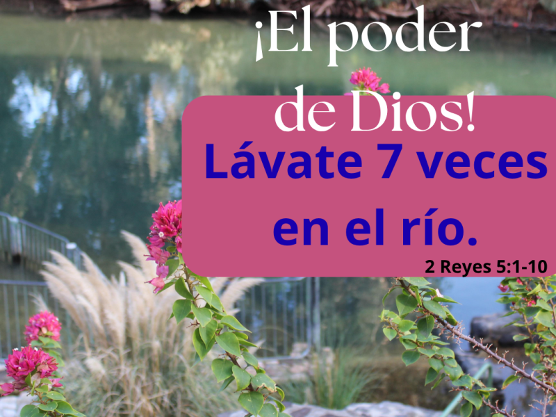 ¡Sin Sentido! 
Lávate 7 veces en el&nbsp;río.